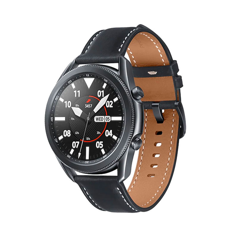 615fb74554f66a0b28c250bd5fa65086783f7549_1657089691 ساعت هوشمند سامسونگ مدل Galaxy Watch3 SM-R840 45mm بند چرمی