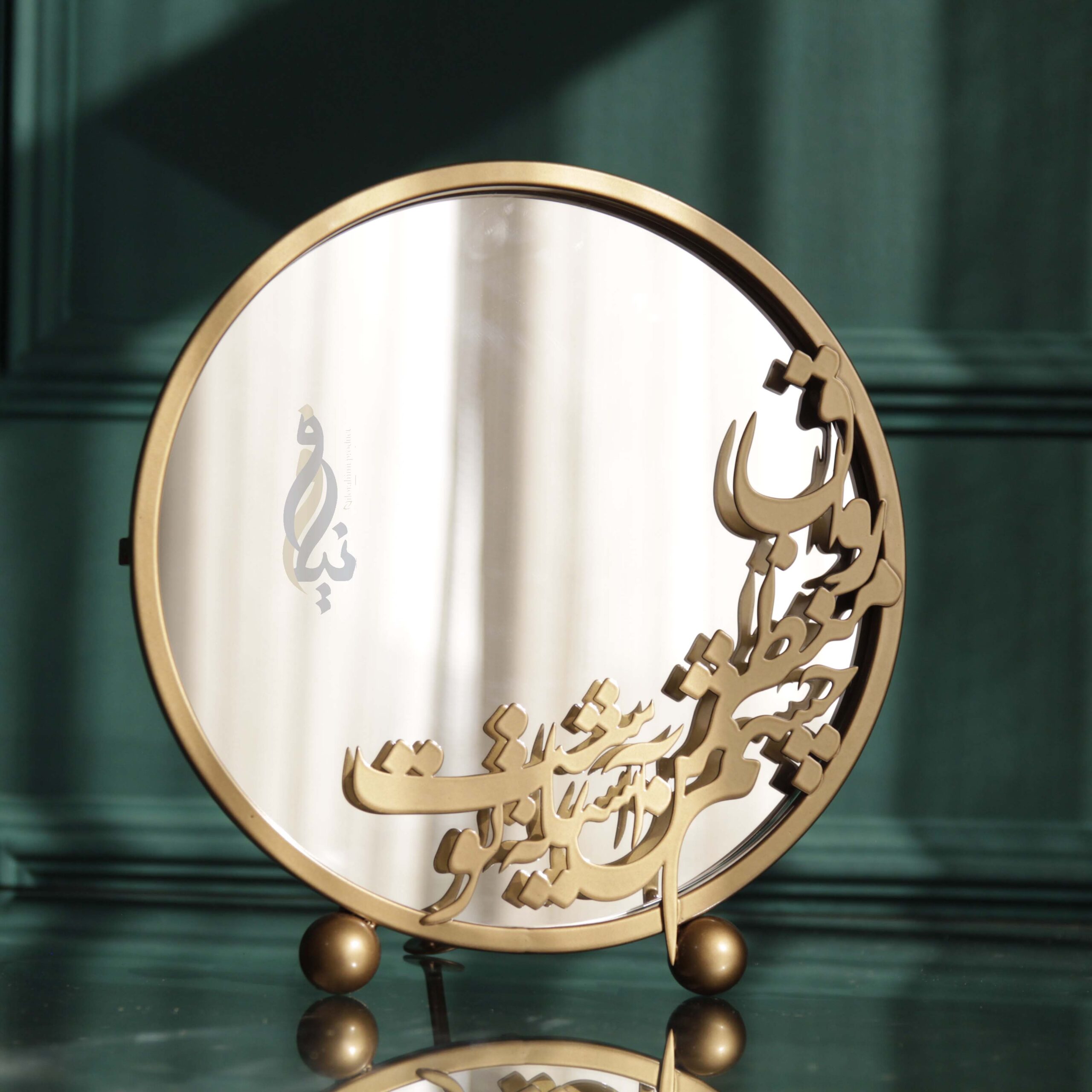 آینه رومیزی عروس مدل رواق