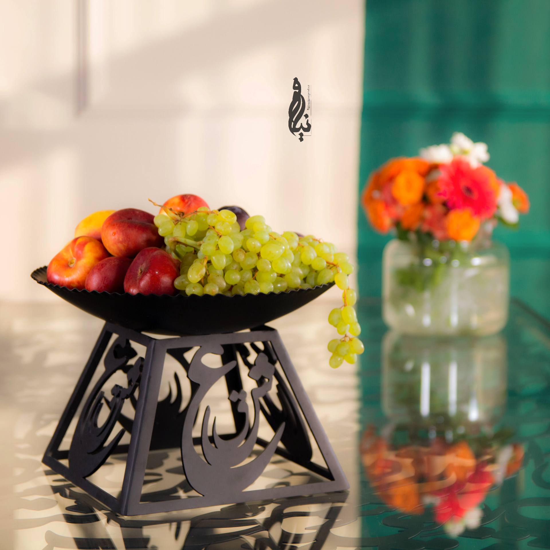 ظرف سرو هرمی مدل عشق